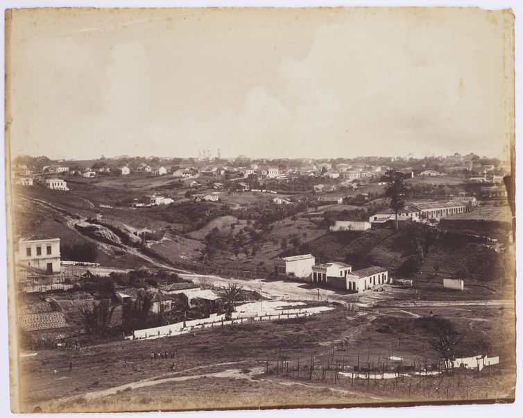 SÃO PAULO (SP) - Empresa pediu dispensa de estudos arqueológicos para obra em área de quilombo. - Vale do Saracura em 1900 - Foto:Vincenzo Pastore/Acervo Instituto Moreira Salles