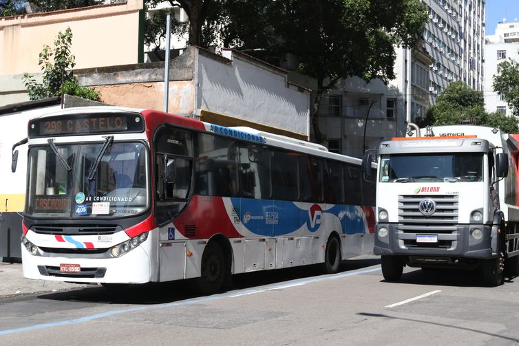 Transporte coletivo na região central do Rio de Janeiro