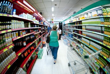 Supermercados, alimentos, cesta básica 